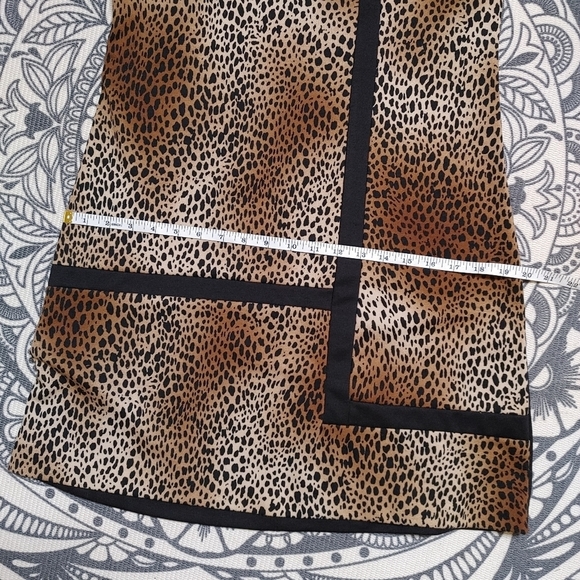 SANDRO Ferrone Leopard Print Dress Size M - Picture 10 of 11